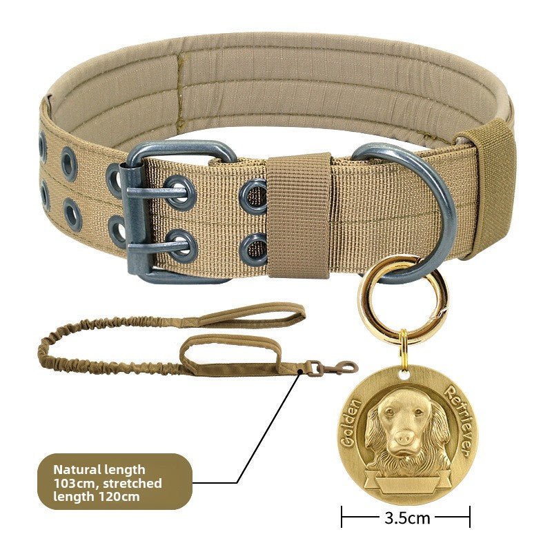Heavy-duty nylon collar for large dogs, available from Pet Royale UK
