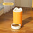 Automatic Gravity Pet Food Feeder and Water Dispenser in Yellow, Blue or Pink with Bell