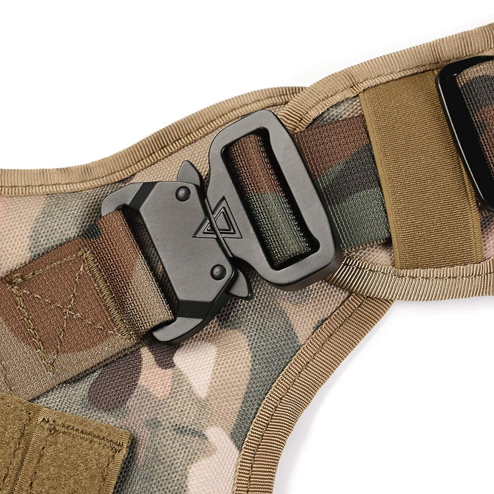 Tactical nylon collar and lead for dogs, available from Pet Royale UK