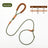 Nylon rope slip lead for dog training in 4 colour options