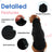 Black snug fit dog comfort vest, in Black, image 3