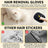 Electrostatic pet hair removal glove lifting dog fur