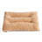 Faux lambswool camel dog mat in large size