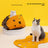 Felt cat hideaway bed shaped into a maze
