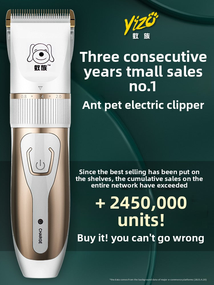 Quiet rechargeable pet hair clipper, photo 1 of 17