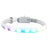 Rechargeable LED pet safety collar with milky white glow, product image 3