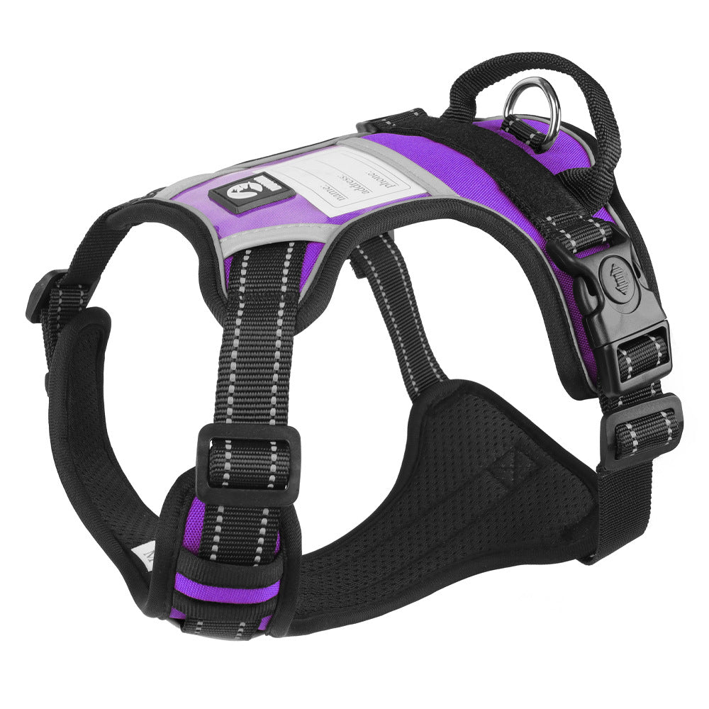 Reflective Dog Harness Anti-Explosion Pet Harness Vest
