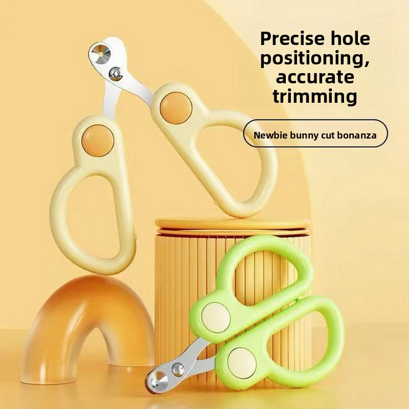 Blunt Tip Stainless Steel Nail Scissors for Cats and Small Pets
