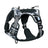 Tactical nylon dog harness with metal buckles in desert camo, view 20