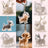 Transparent Animal Hair Memorial Keychain Pendant