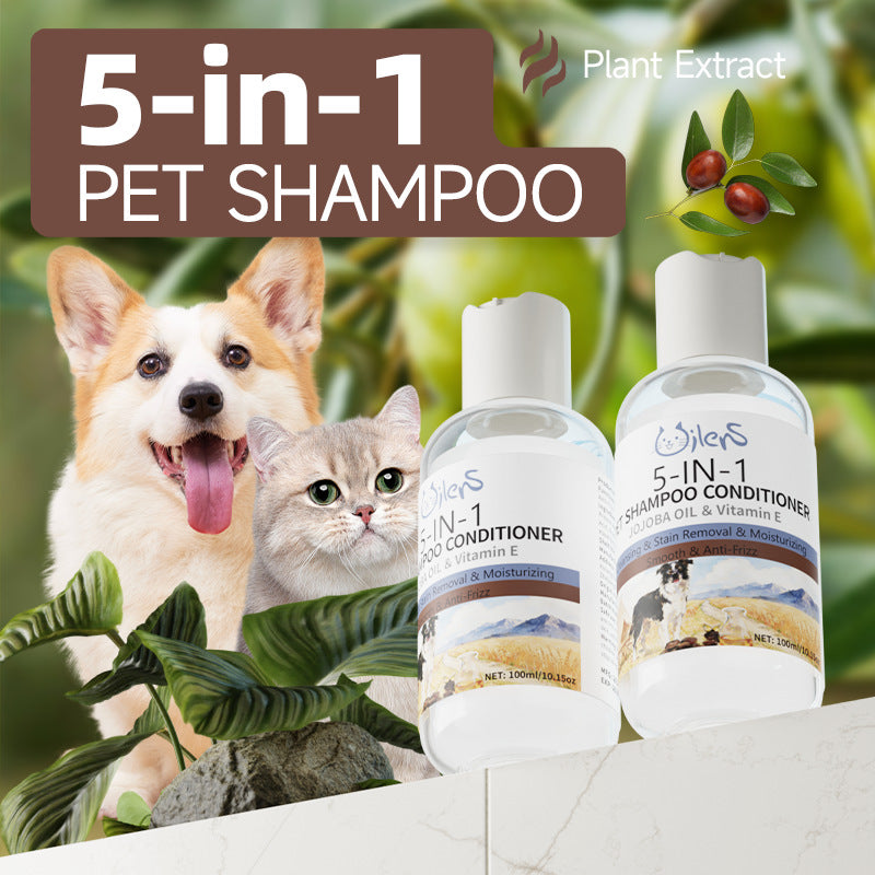 Pet Shampoo 100ml with Rosemary, Jojoba or Ginseng Extracts