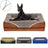 Washable bolster sofa dog bed, main product photo