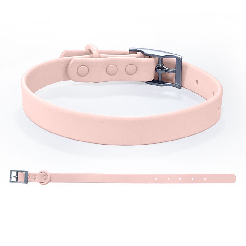 Personalised silicone pet collar with letters, available from Pet Royale UK