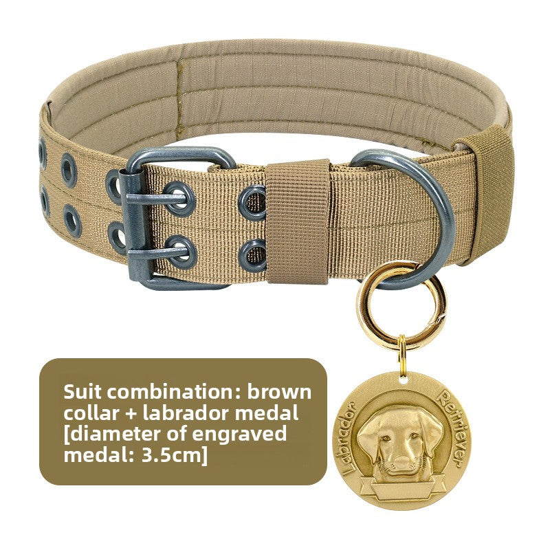 Heavy-duty nylon collar for large dogs, main product photo