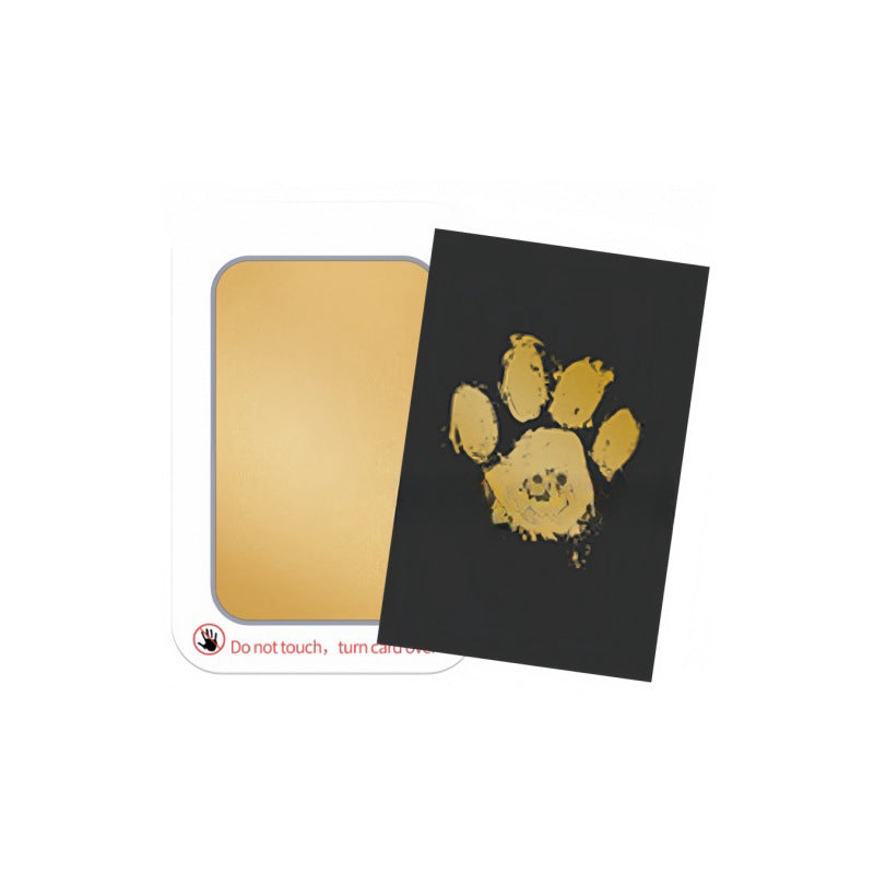 Dog and Cat Paw Print Keepsake Kit with Inkless Ink Pad and Memorial Photo Frame