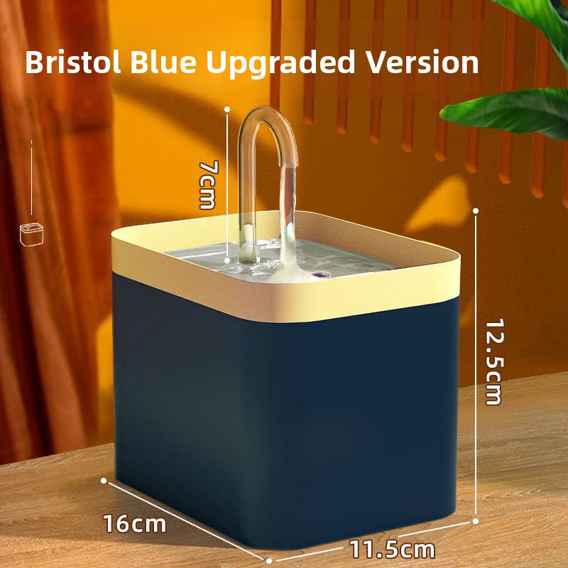 Automatic 1500ml Circulating Pet Water Dispenser with Silent Pump and Anti-Dry Protection