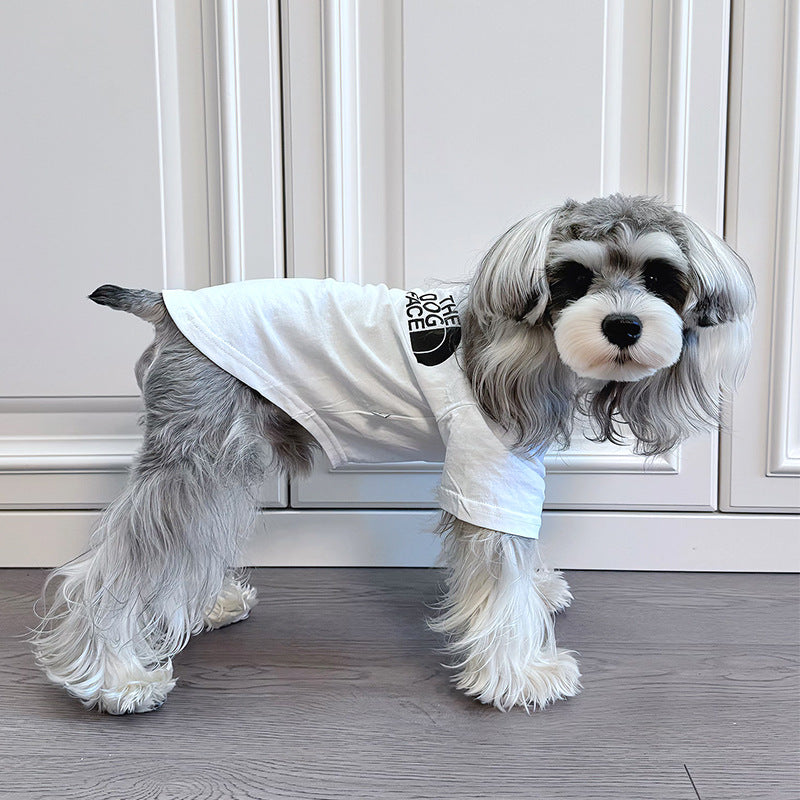Dog face print cotton t shirt, available in 2 colours, image 12