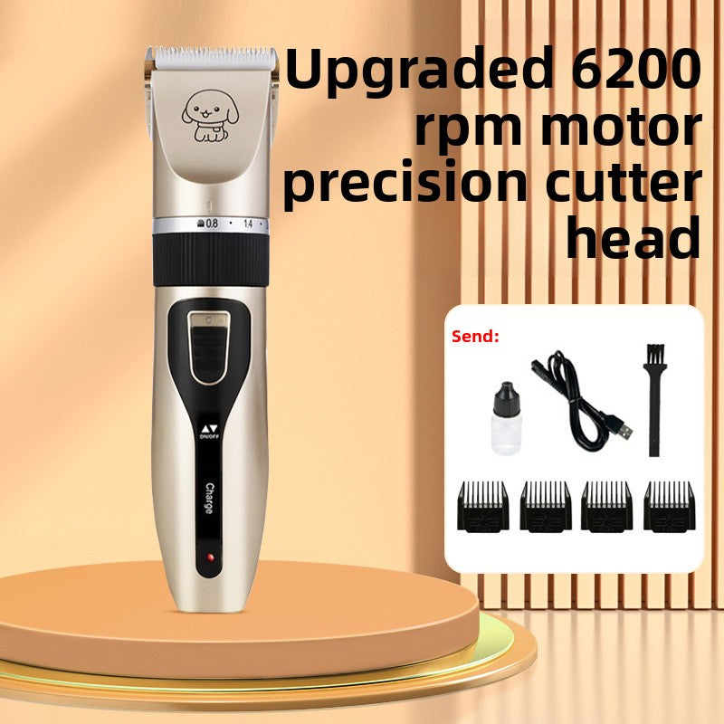 Electric Pet Hair Clippers with Rounded Blade Tips, Dogs and Cats