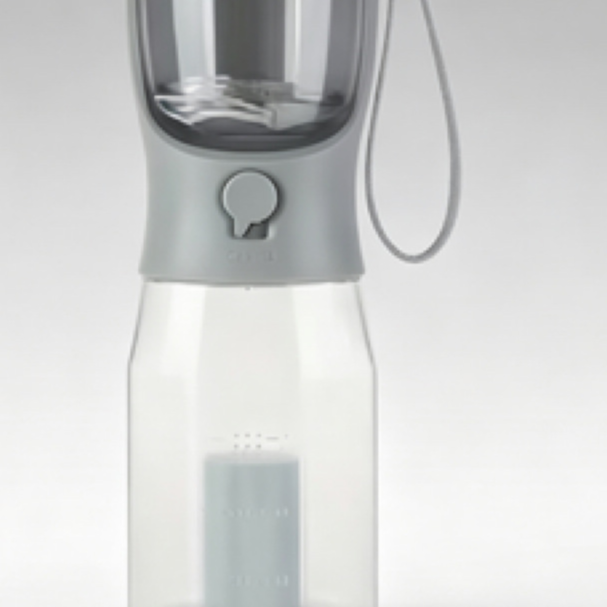Foldable Leak-Proof Pet Travel Water Bottle for Dogs and Cats 300ml or 600ml