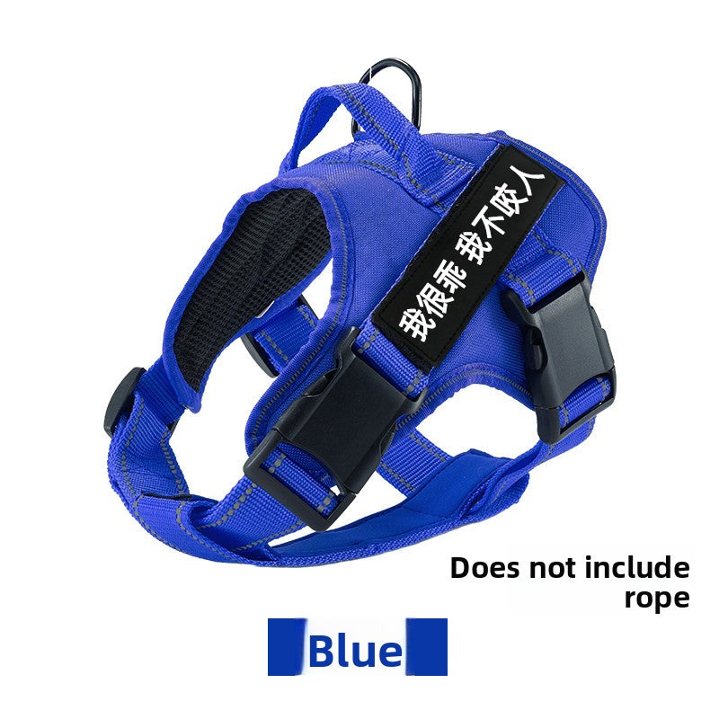 Padded vest dog harness, ideal for everyday use