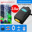 Quiet two outlet aquarium air pump with air stones and tubing, view 5