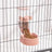 Hanging Pet Feeder and Water Dispenser Set, 500g Food and 500ml Water, Cage Mount
