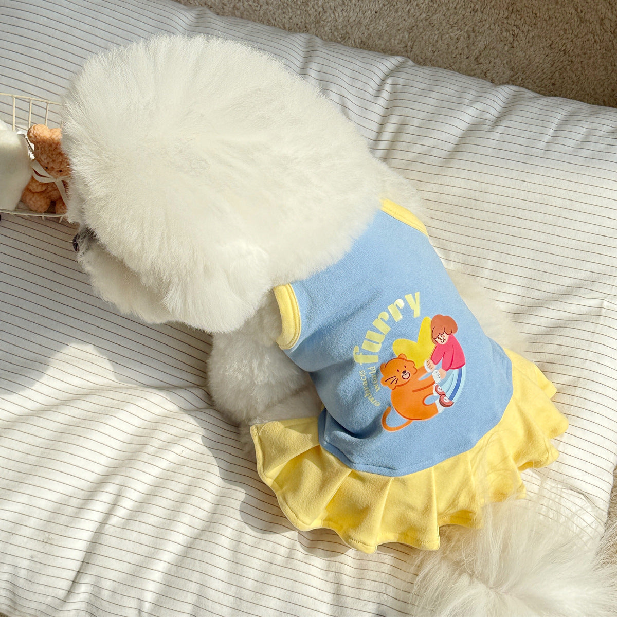 Strap top and princess dress for small pets for dogs and cats, image 21