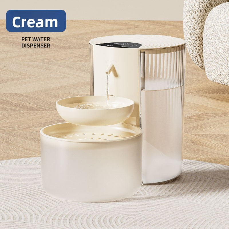 Automatic Pet Water Dispenser with Wireless Infrared Sensor and Replaceable Filter, 2L