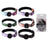 Rechargeable LED dog collar with reflective strip glowing, product image 5