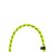 Nylon slip lead for large dogs in reflective black
