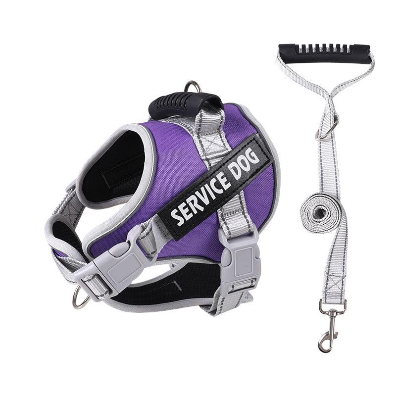 Reflective vest dog harness, ideal for everyday use