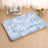 Double-sided thick flannel pet mat with grey stars