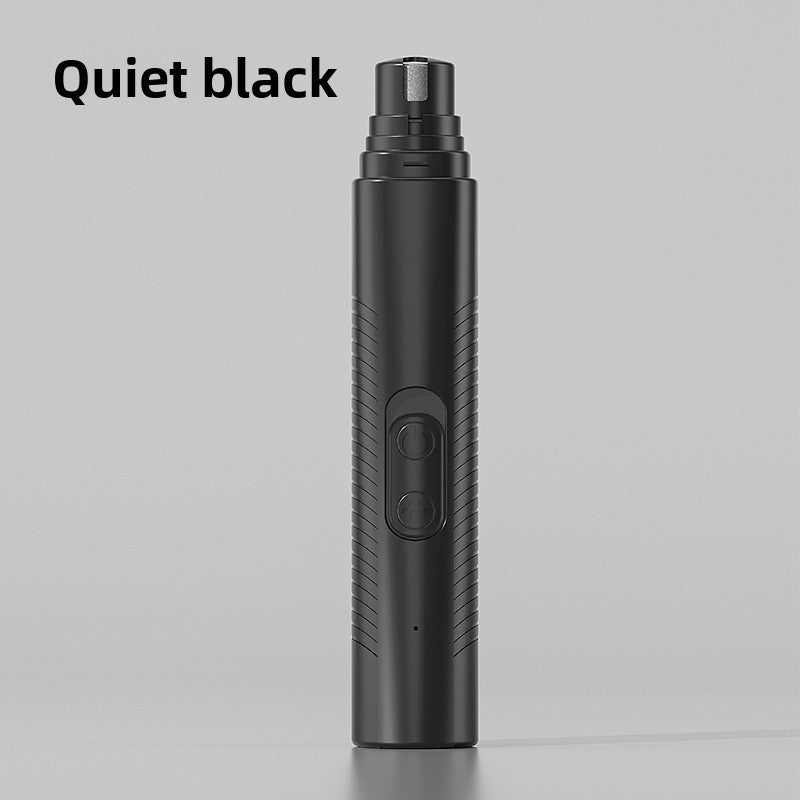 Quiet Electric Pet Nail Clipper and Grinder Set with Dual LED