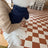 Fleece lined hooded sweatshirt for small dogs and cats, in use with a pet