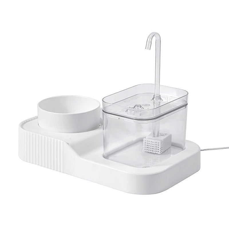 Automatic Cat Water Fountain with Silent Pump, 6 Filter Boxes and Multiple Power Options