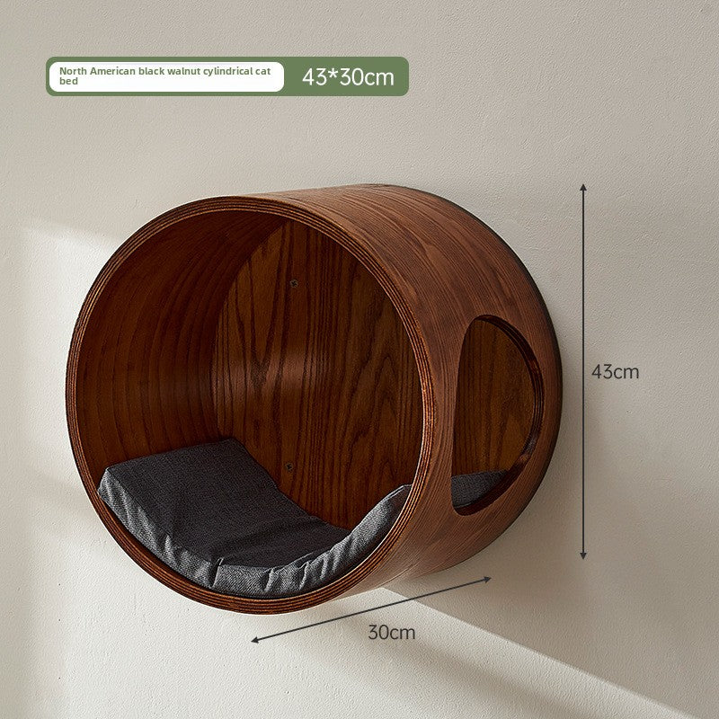 Solid wood wall-mounted cat furniture, detail photo 7
