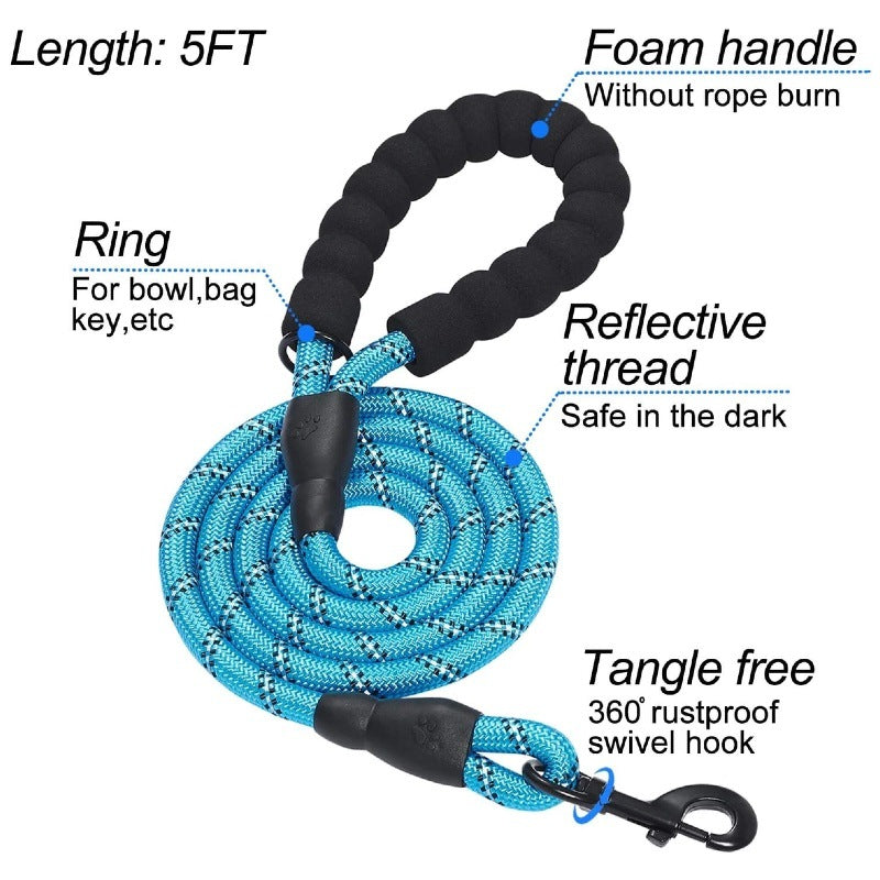 Breathable I shape reflective dog harness in blue