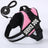 Adjustable polyester vest dog harness with 1.5m lead, available from Pet Royale UK