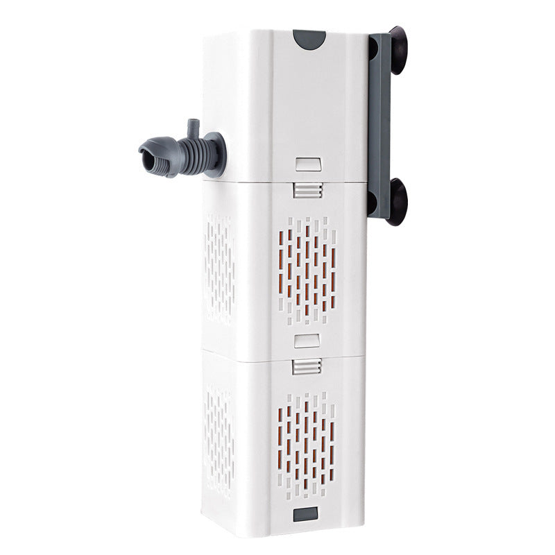 Submersible three in one aquarium filter pump for fish tanks, view 5