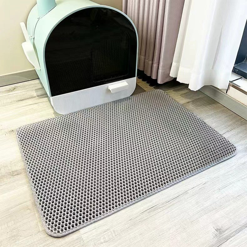 Thickened EVA Cat Litter Trapping Mat, Anti-Splash Design