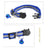 Striped reflective cat collar with bell, ideal for everyday use