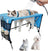 Foldable Stainless Steel Pet Grooming Table with Storage Bag