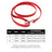 PU leather dog lead, 3 sizes available from Pet Royale UK