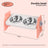 Adjustable Height Stainless Steel Raised Pet Bowl with Non-Slip Base in Single or Double