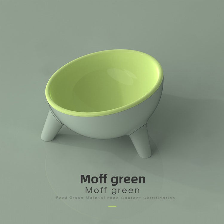 Anti-Tip Pet Feeding Bowl in Food-Grade PET Plastic with Ergonomic Design