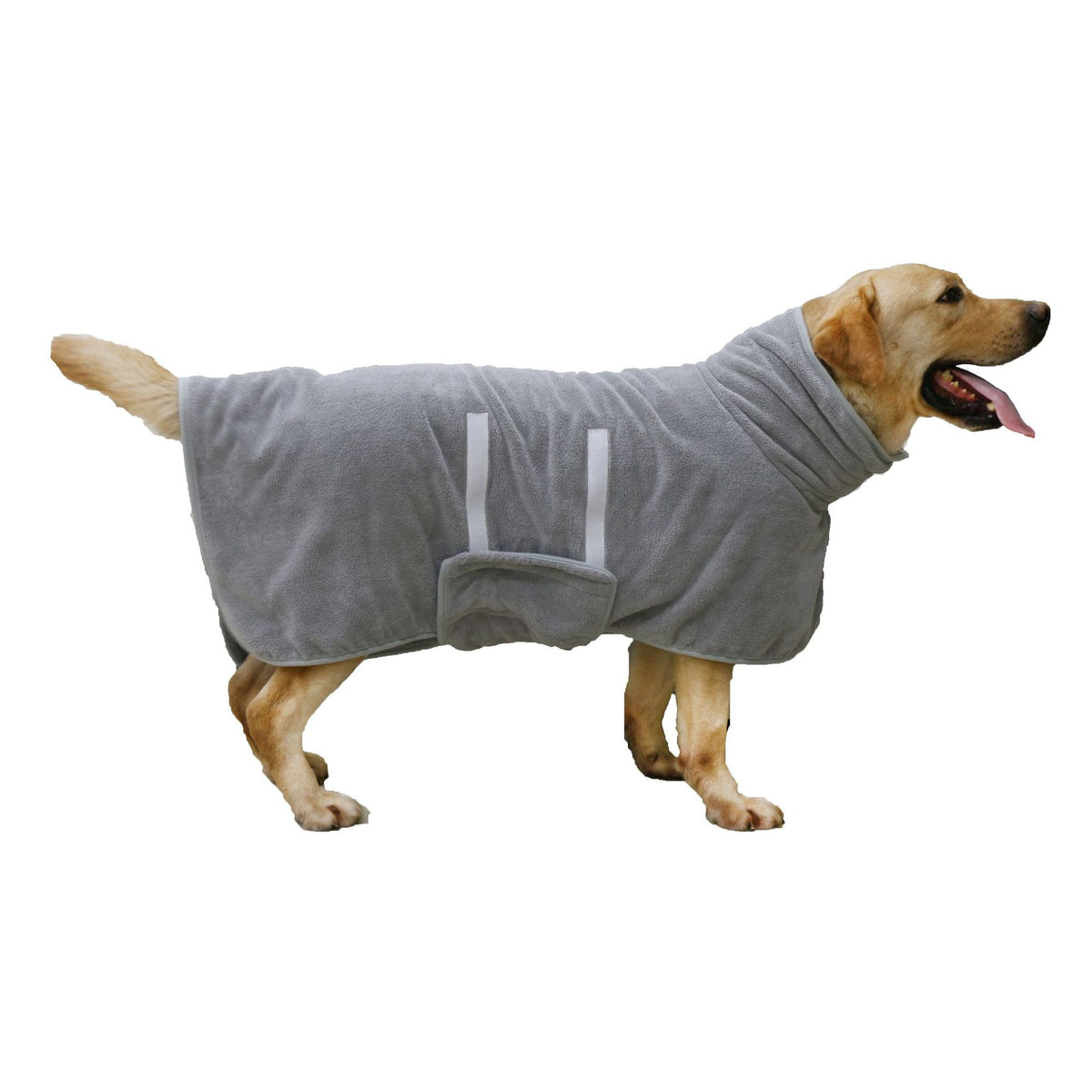 Coral fleece dog bathrobe, available in 5 colours, sizes Small to 2XL, image 27