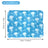 Ice silk PVC pet cooling mat, size 40 x 50cm Jellyfish