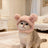 Cute animal headgear hat for cats and small dogs, in a home setting