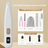 Rechargeable Paw Hair Shaver with LED Light and Ceramic Blade