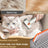 Two-in-One Pet Detangling Brush with Push-Button Fur Release